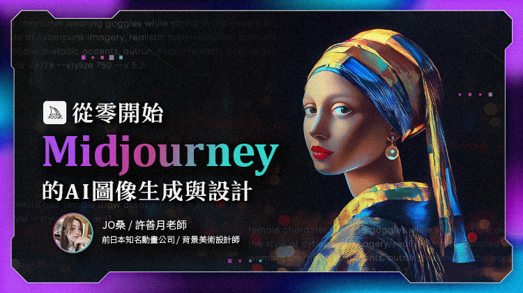 AI設計新手變高手：全面掌握Midjourney圖像生成術