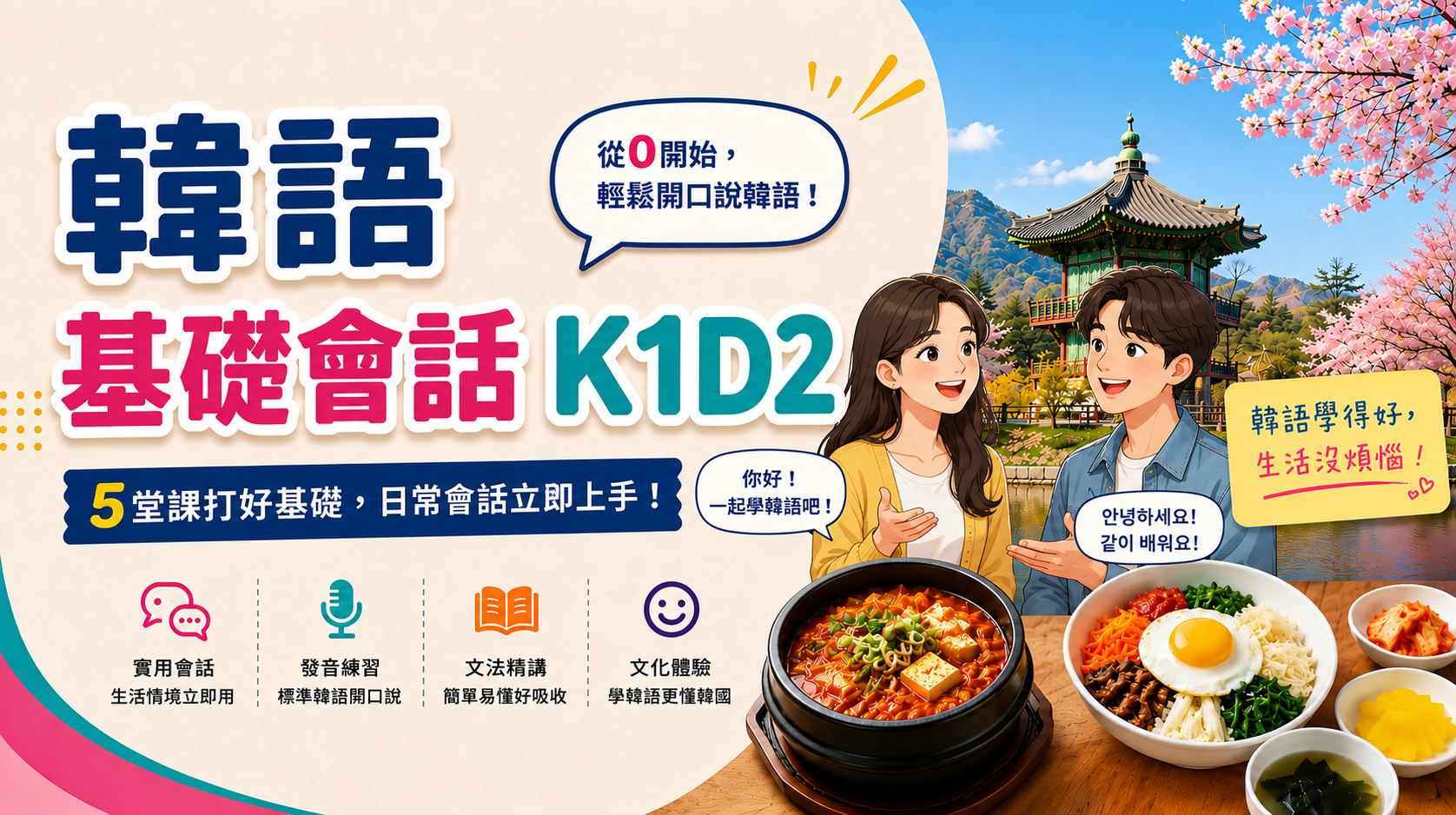 韓語基礎會話K1D2