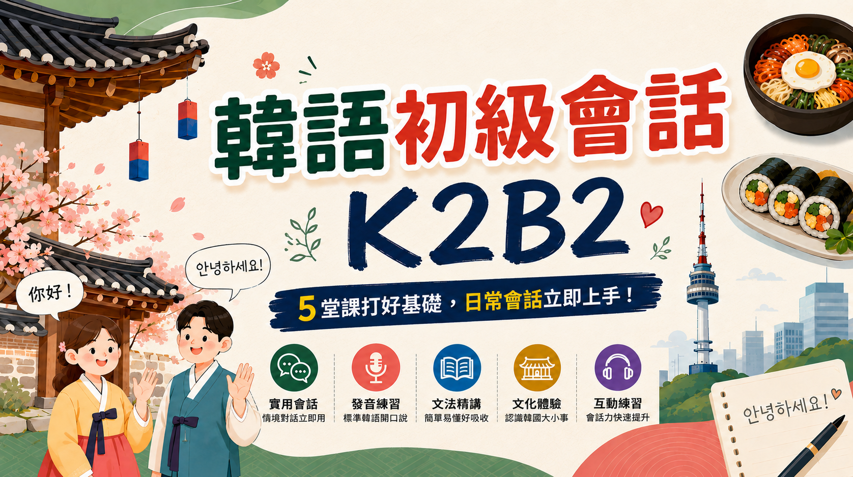韓語初級會話K2B2