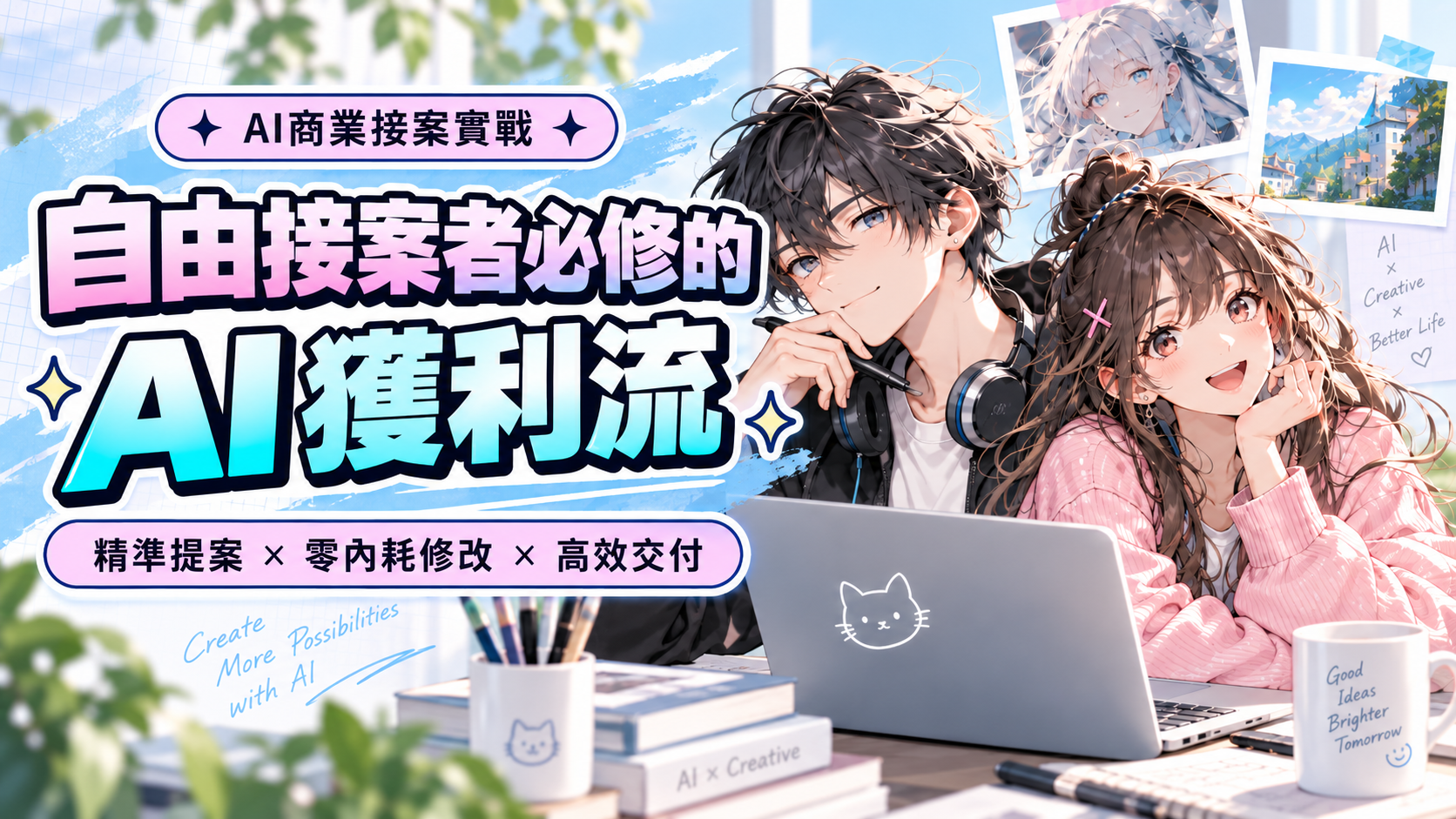 AI角色影音創作頻道實戰：打造你的橘貓 YouTuber