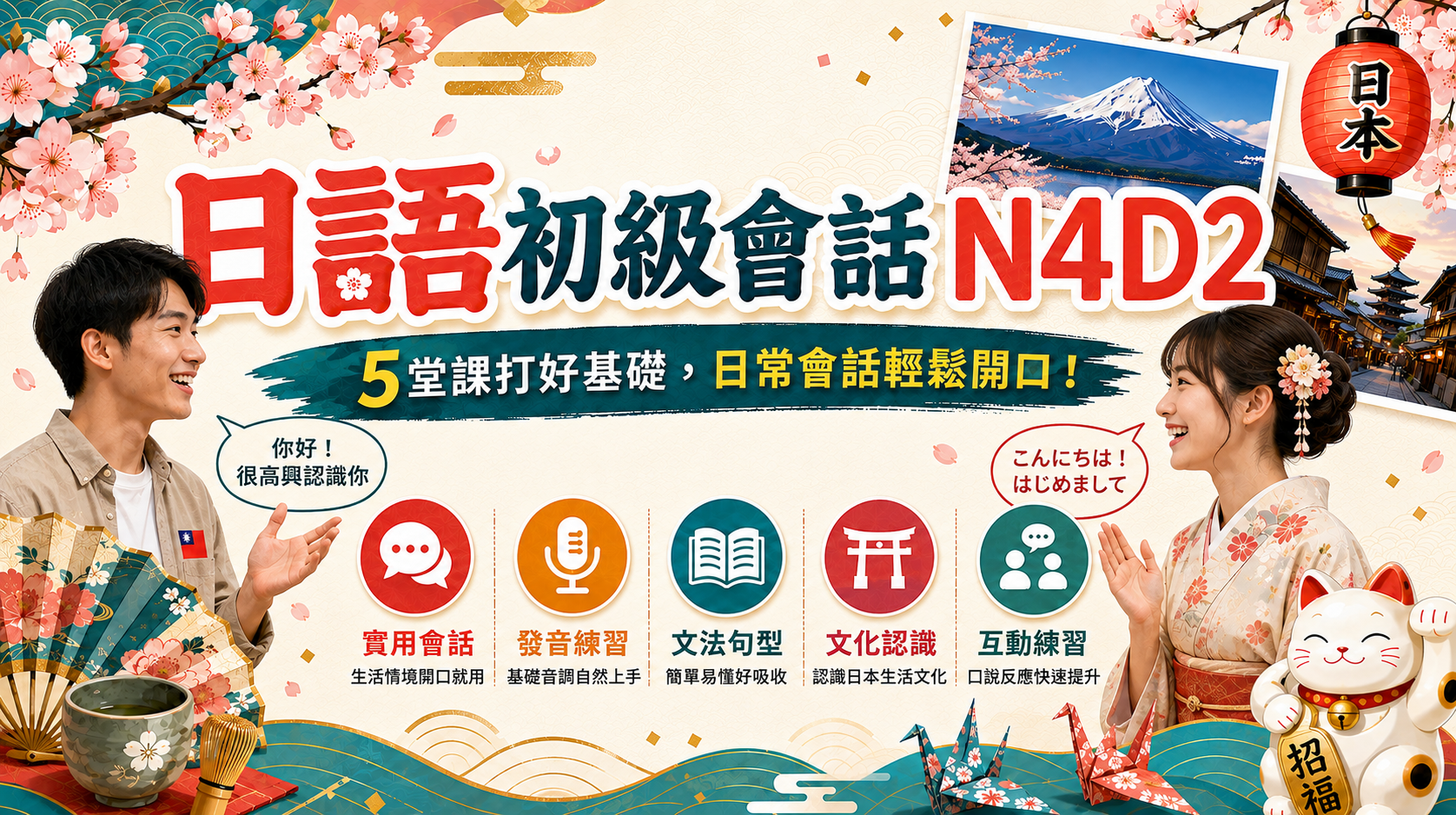 日語初級會話N4D2