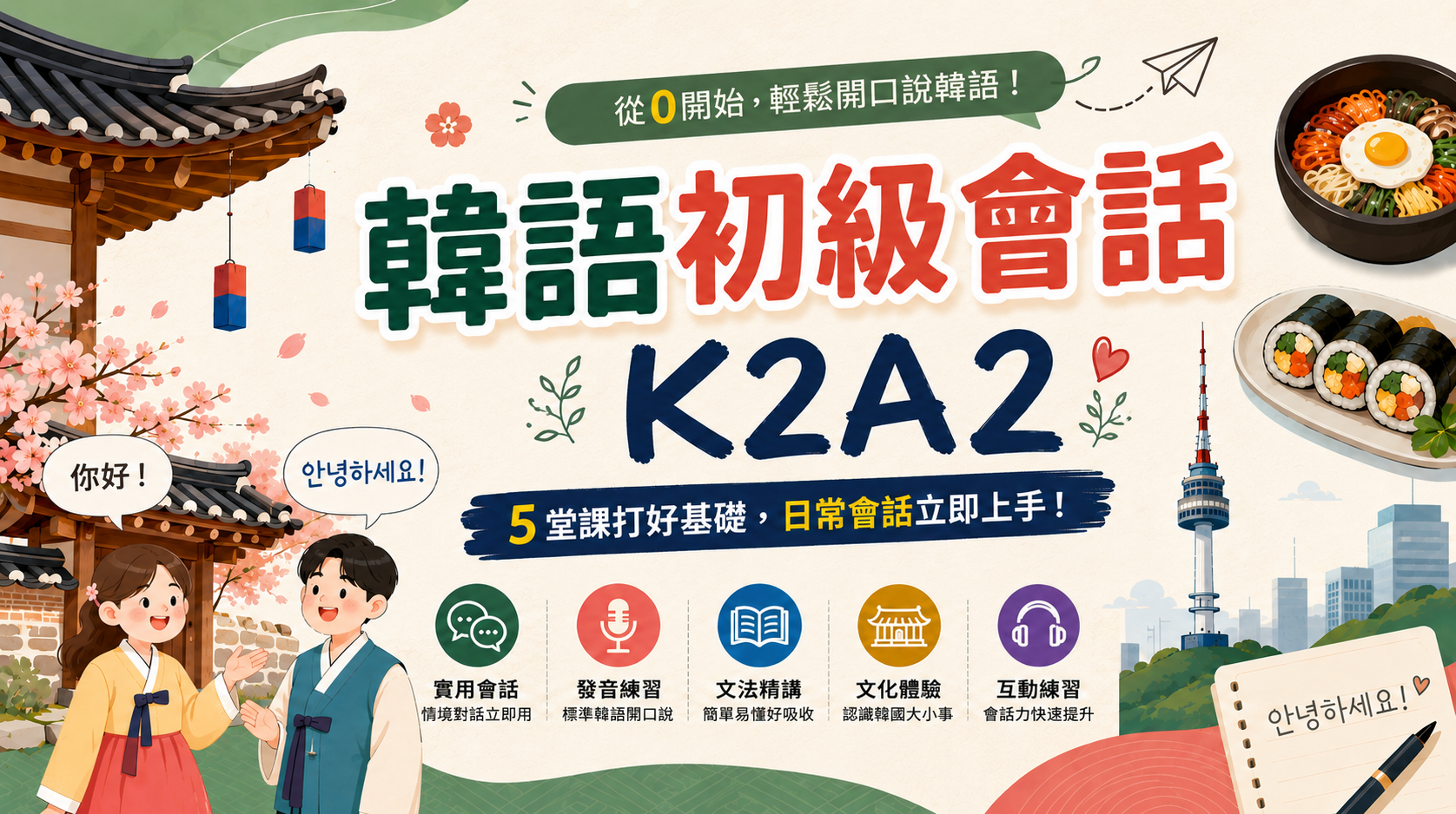 韓語初級會話K2A2